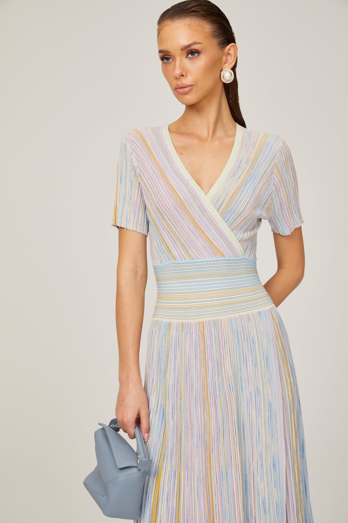Diane midi elbise