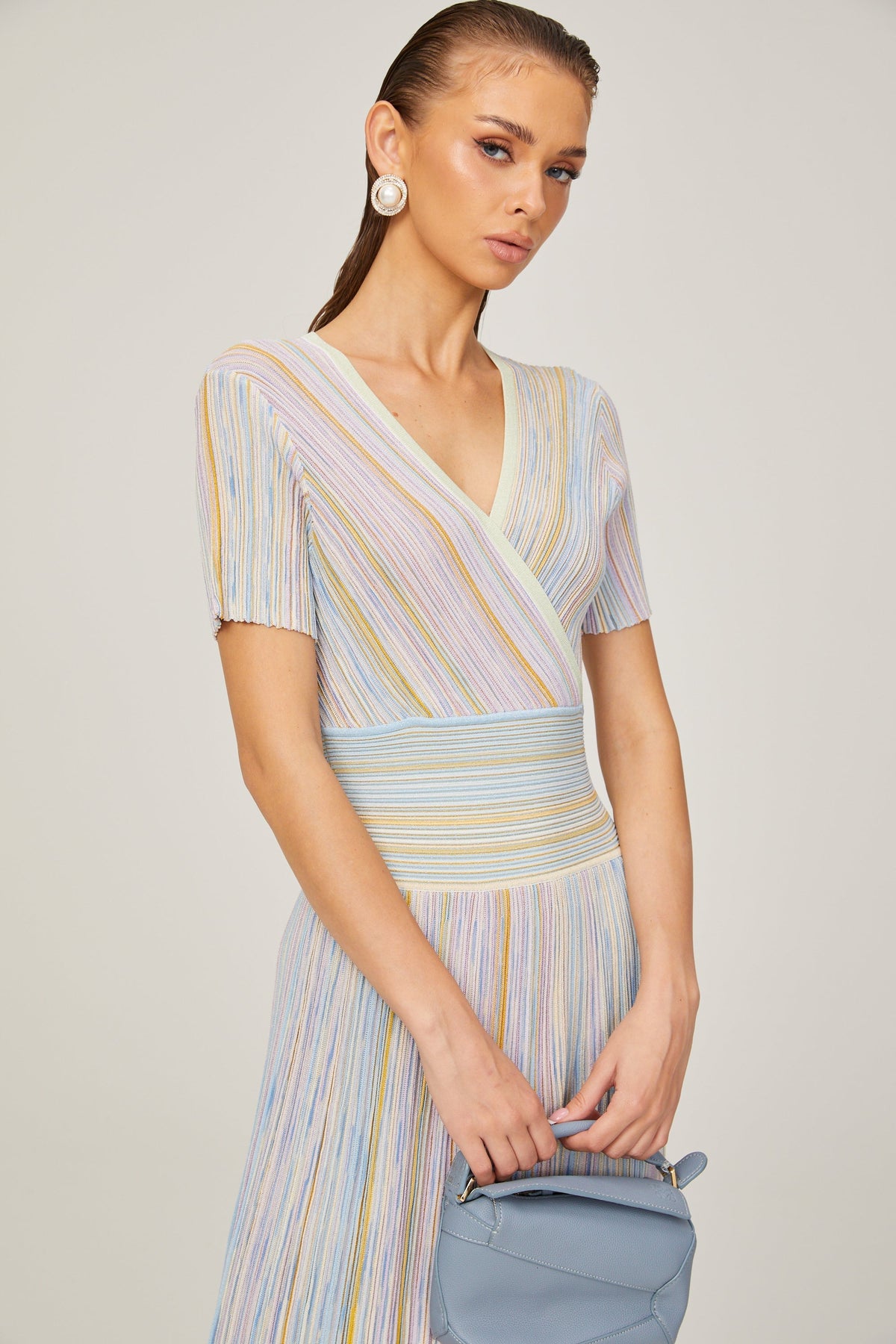 Diane midi elbise