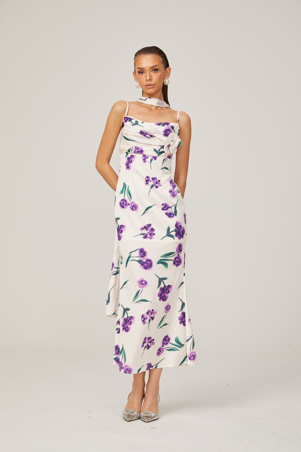 Gitta midi elbise