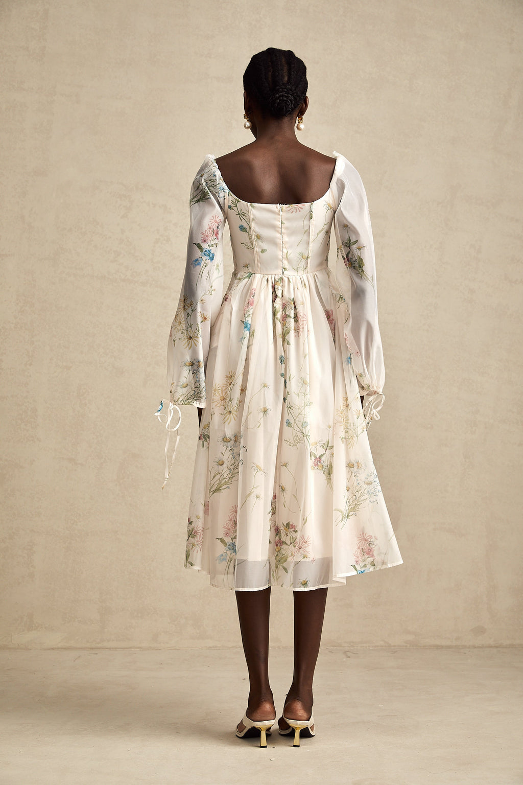 Anne midi elbise