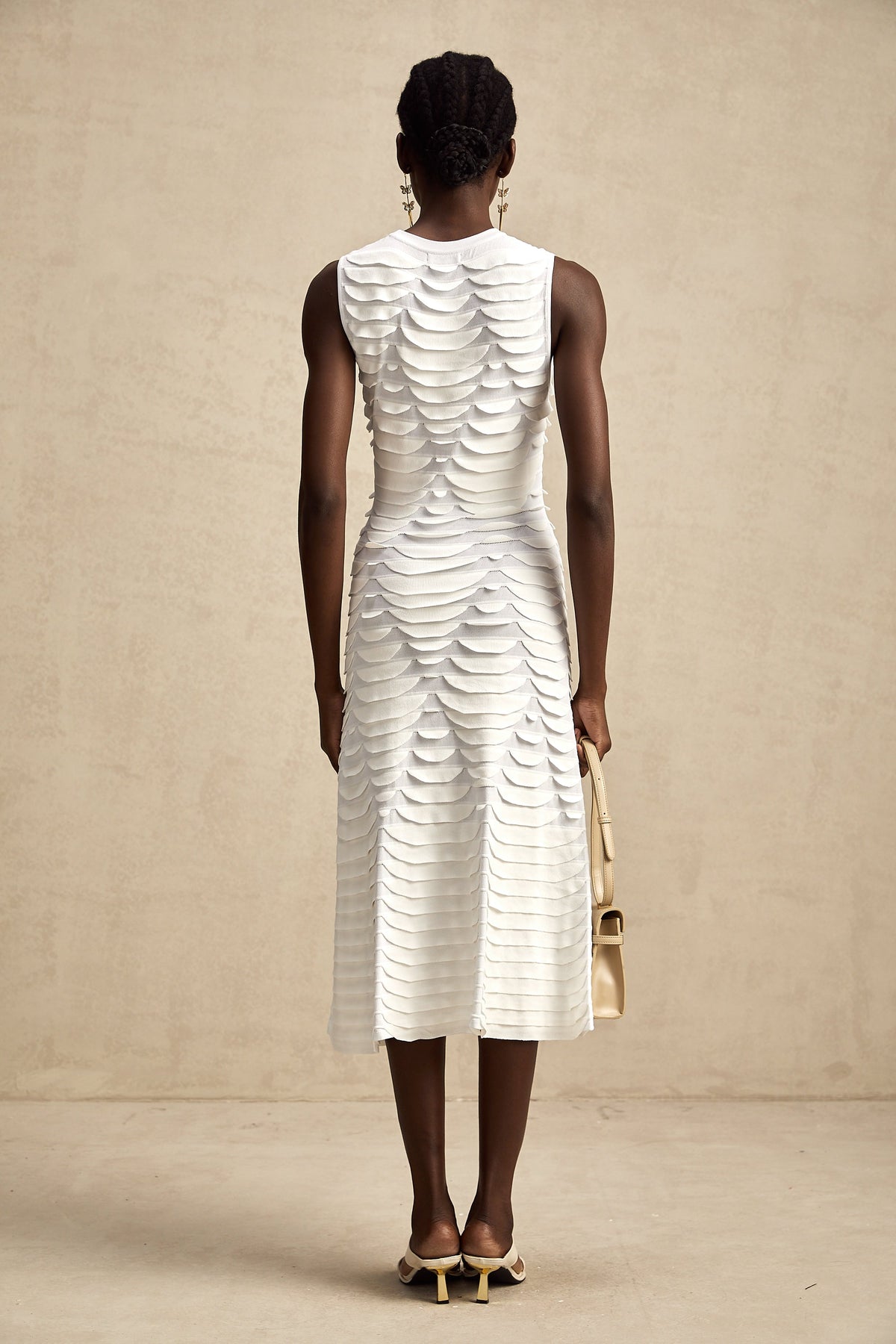 Anna midi elbise