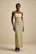 Marguerite maksi elbise