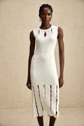 Hilaire midi elbise