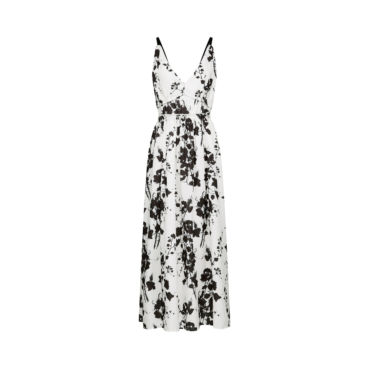 Persephone desenli midi elbise