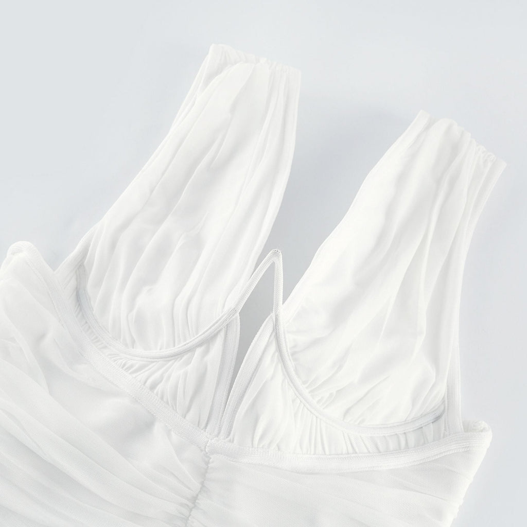 Liane pile midi elbise