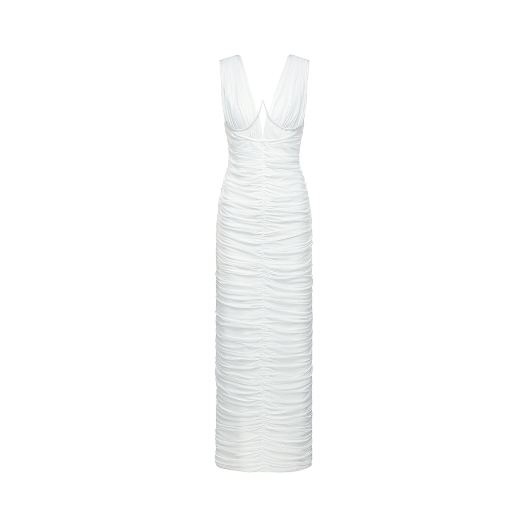 Liane pile midi elbise