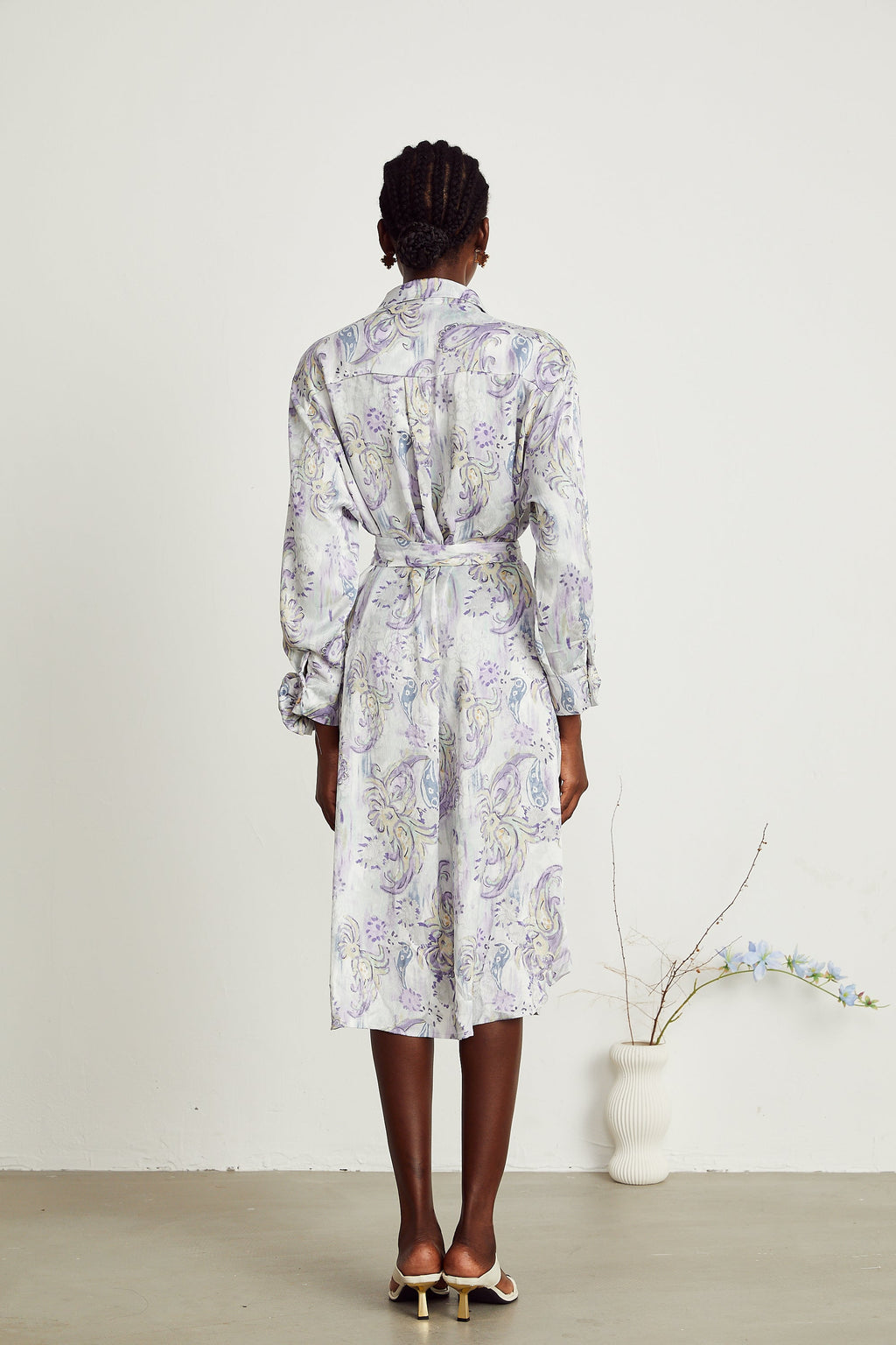 Clothilde midi elbise