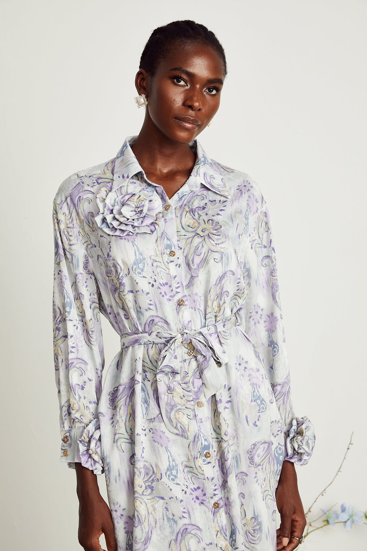 Clothilde midi elbise