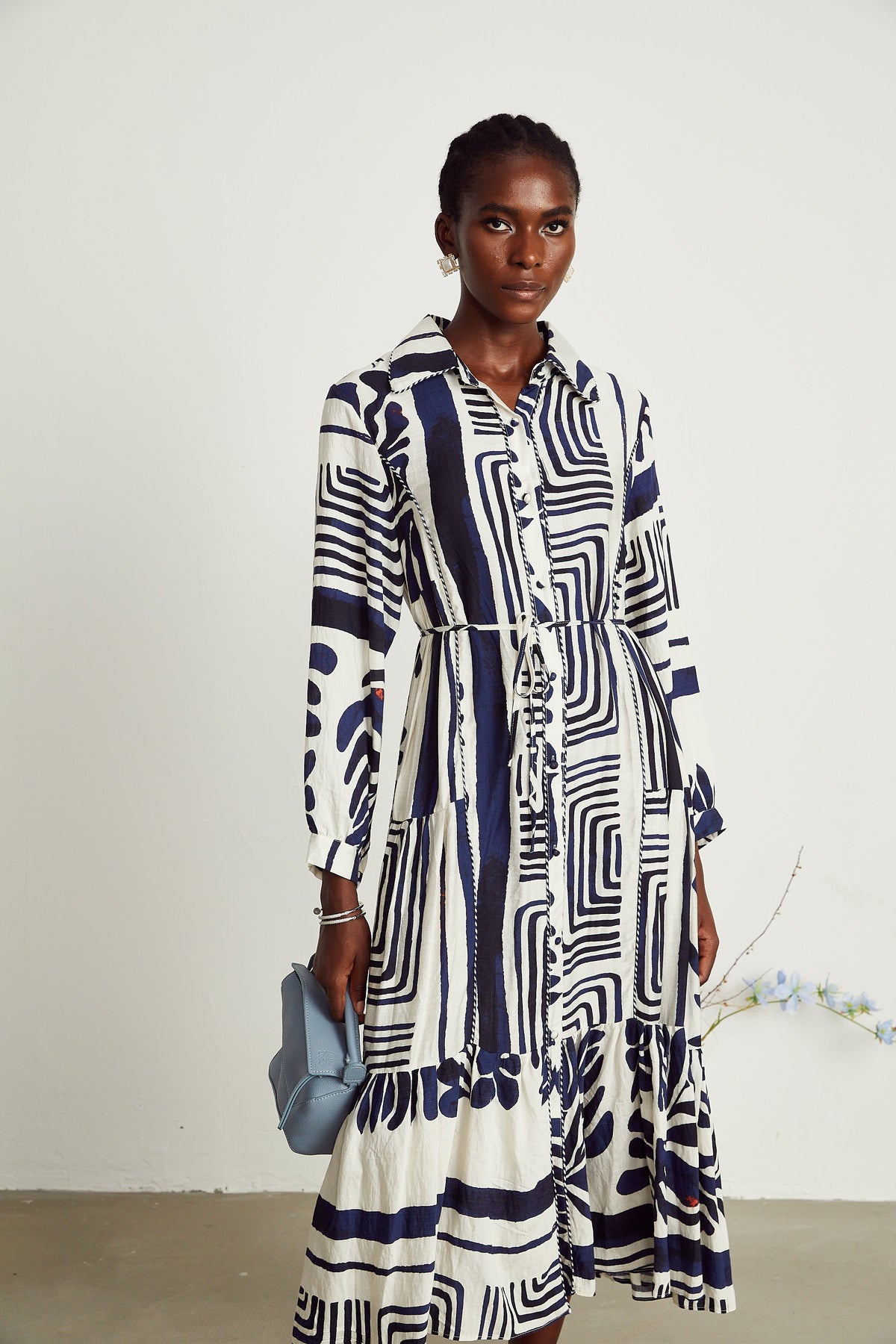 Colette midi elbise