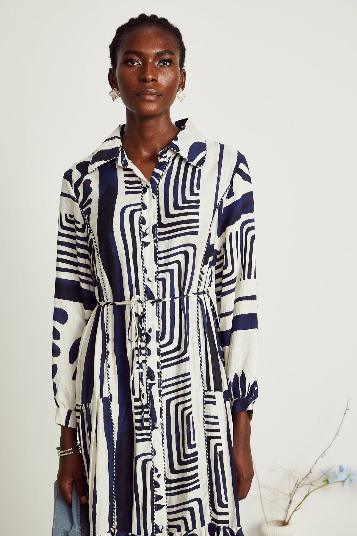 Colette midi elbise