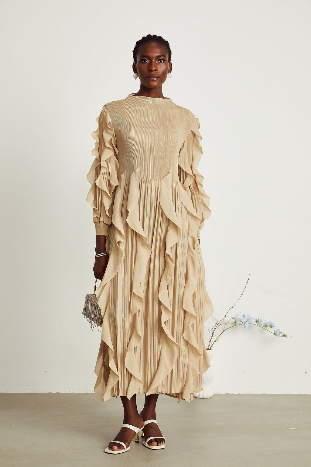 Colette maksi elbise