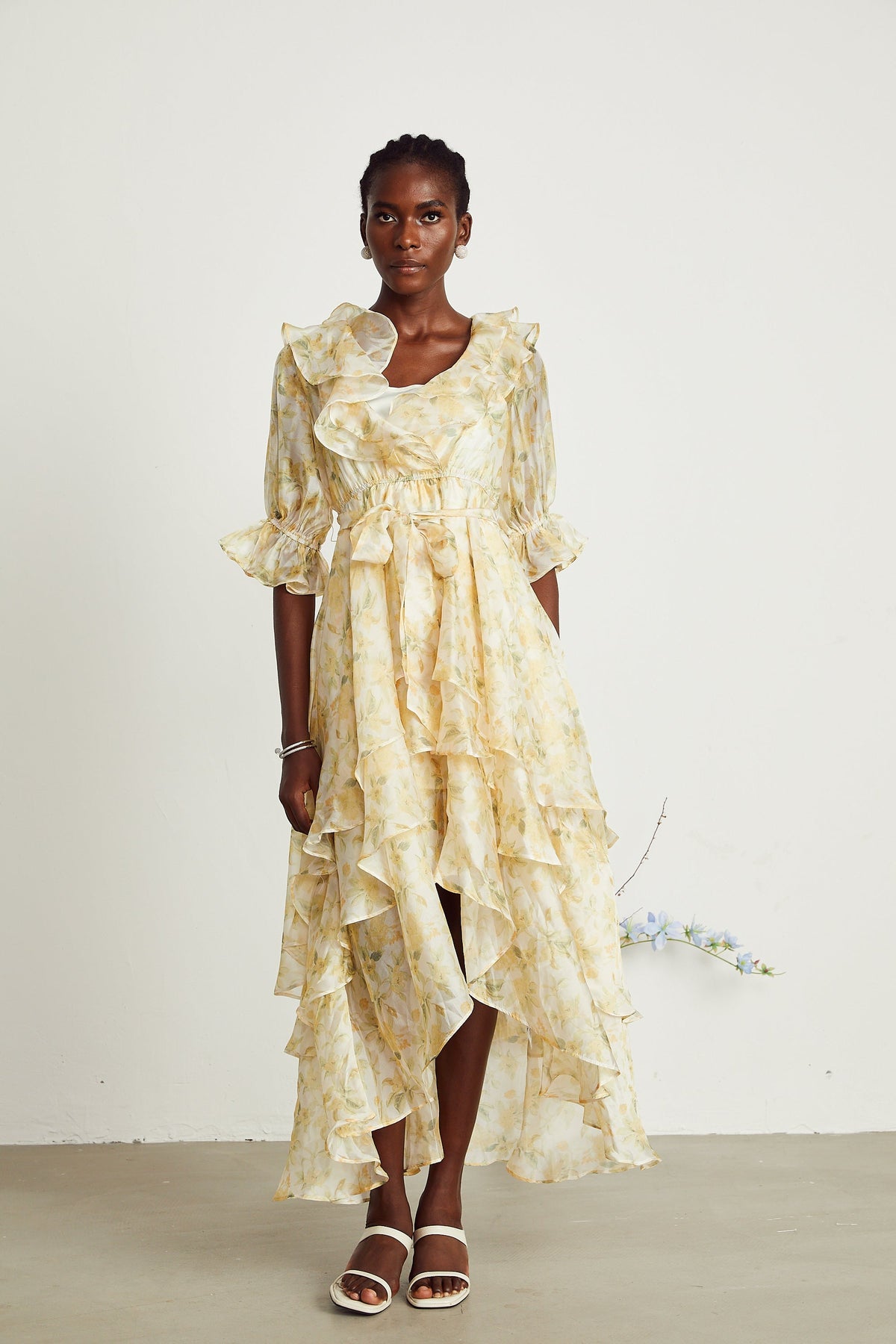 Amelie midi elbise