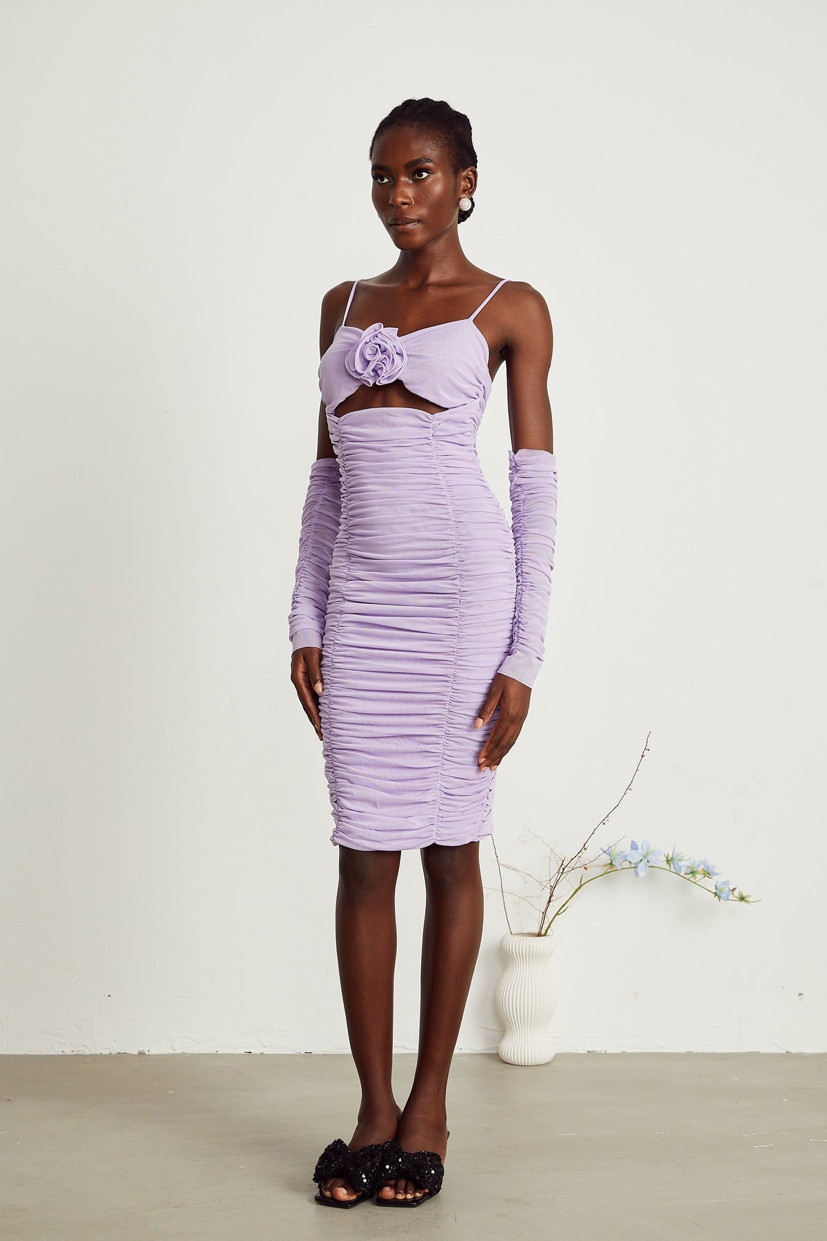 Annabelle midi elbise