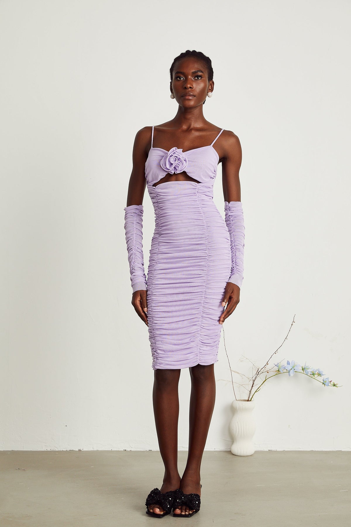 Annabelle midi elbise