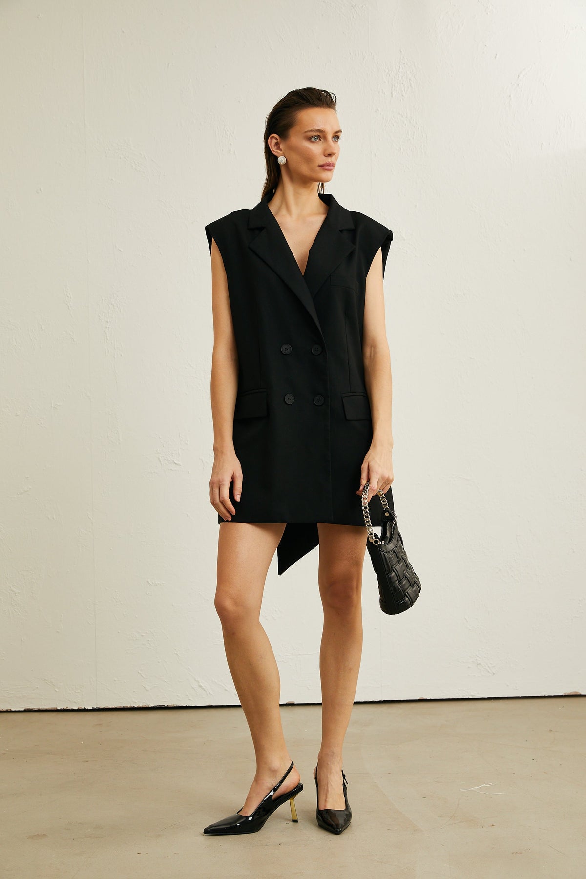 Irina blazer mini elbise