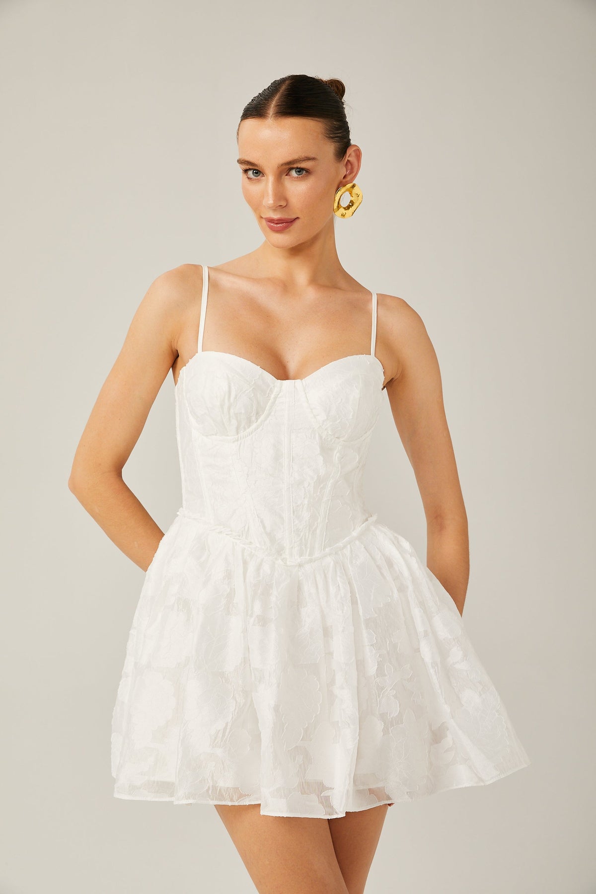 Yvette büstiyer mini elbise