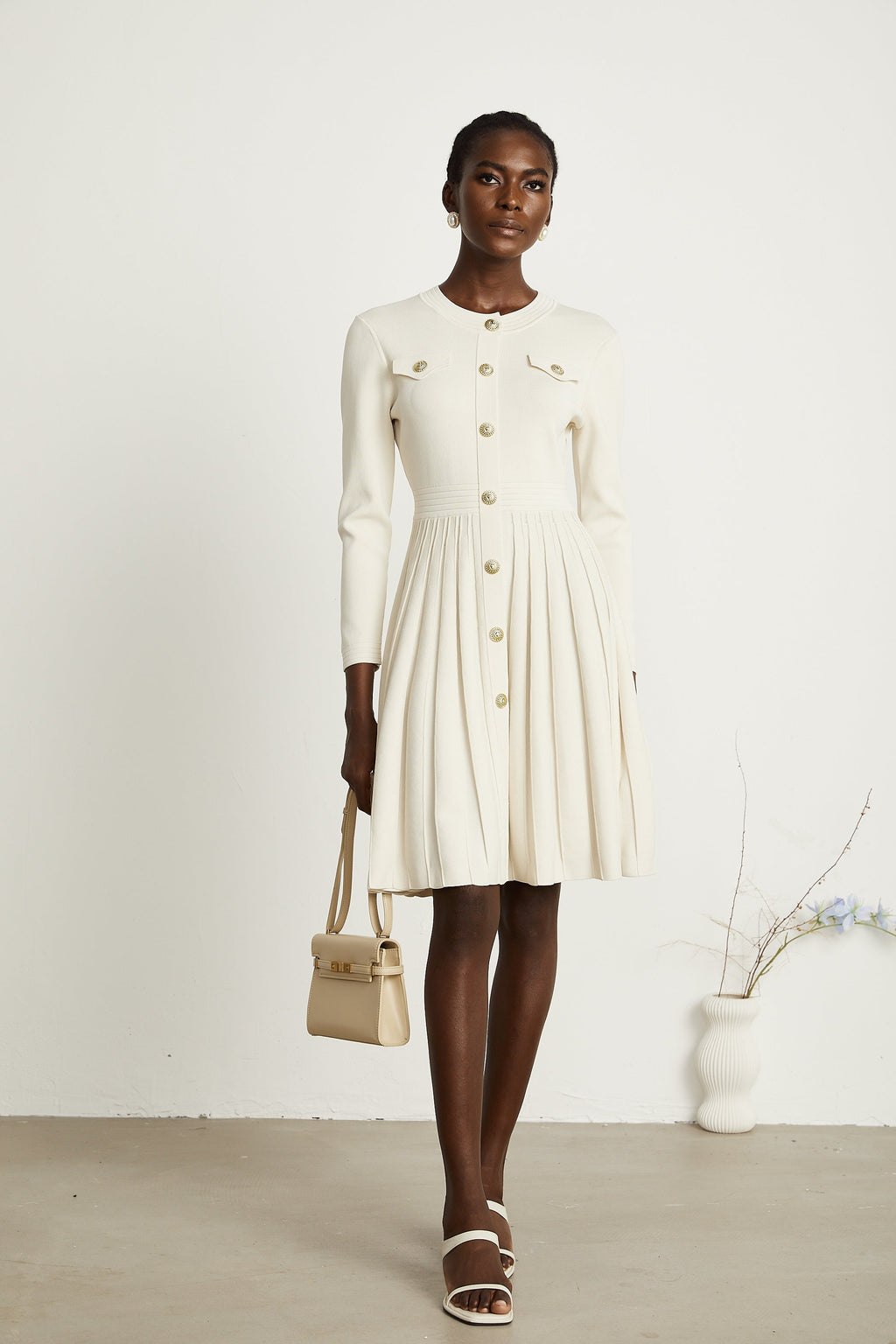 Bérengère mini elbise