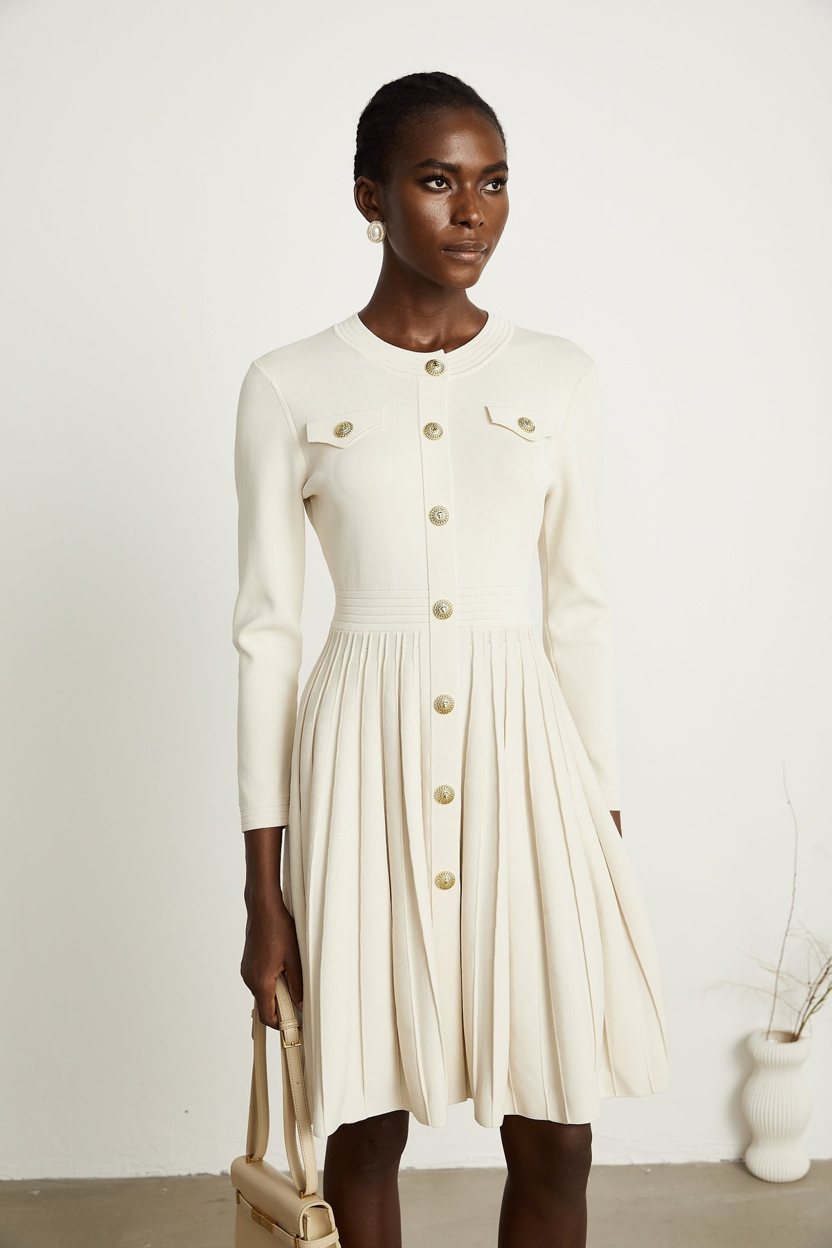 Bérengère mini elbise