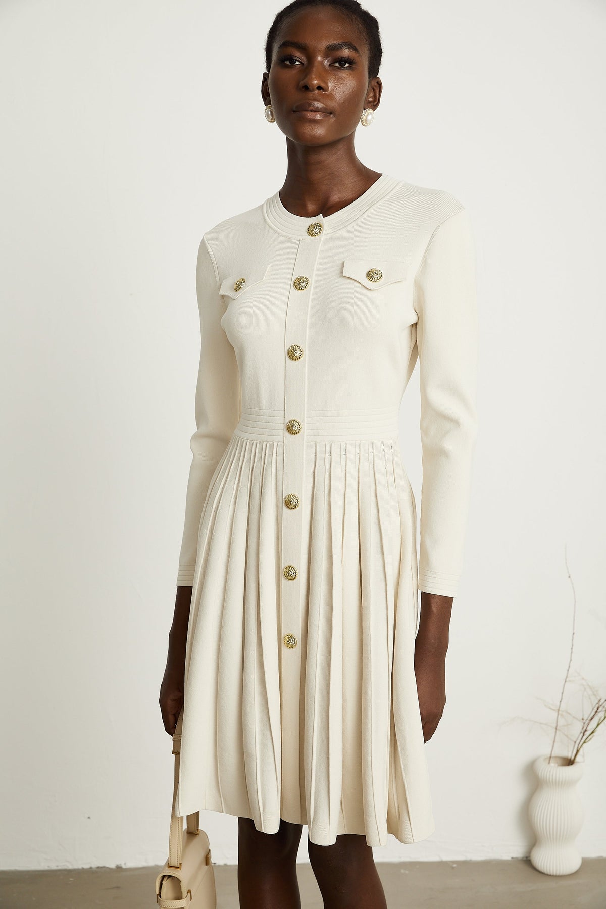 Bérengère mini elbise