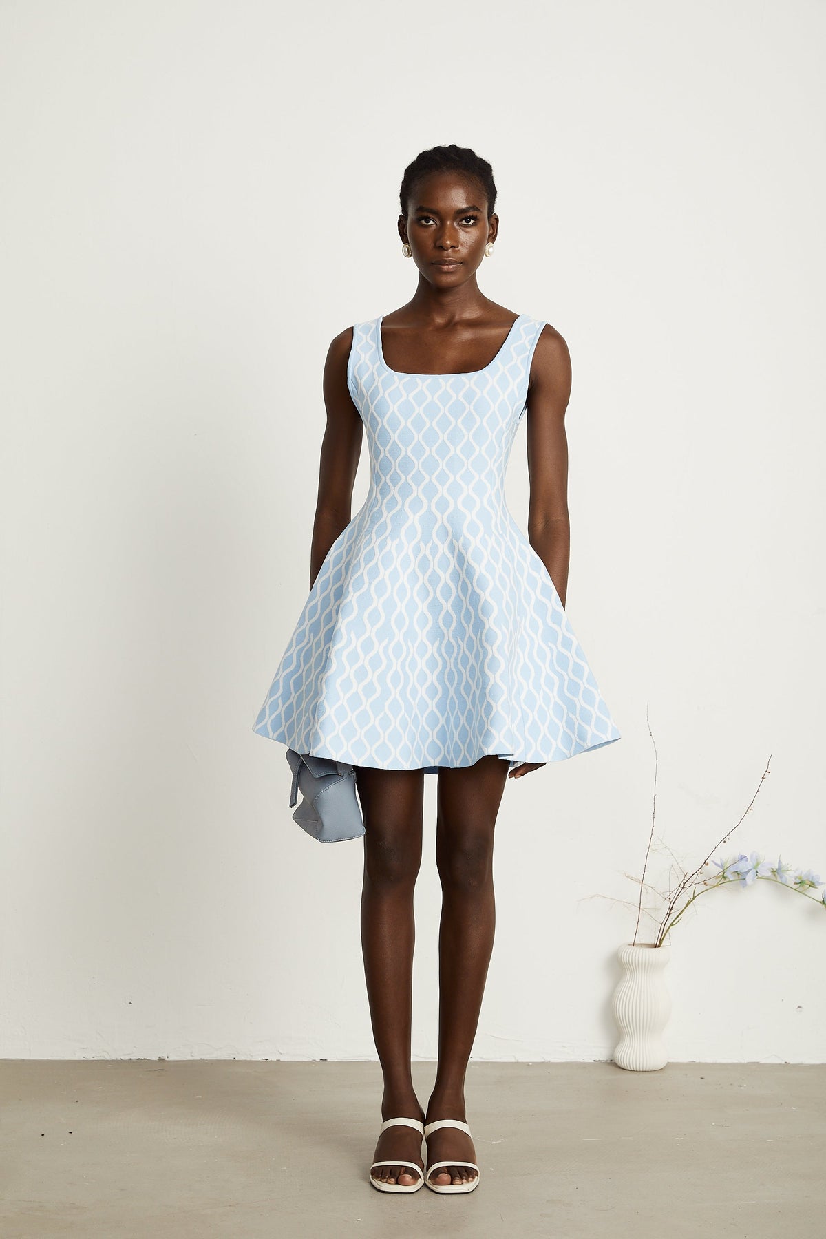 Hélène desen mini elbise
