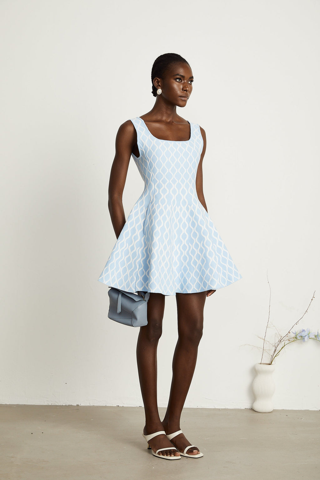 Hélène desen mini elbise
