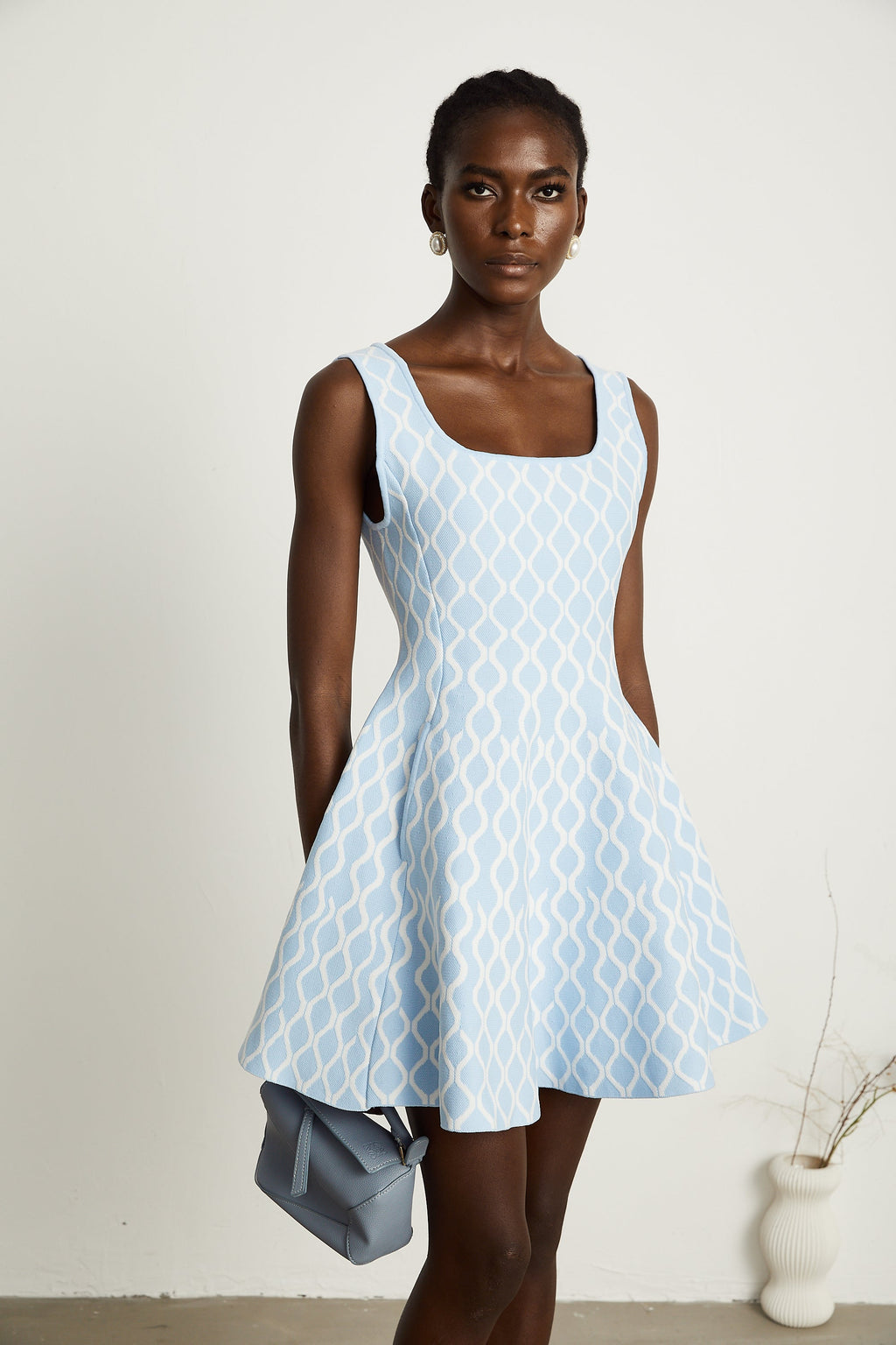 Hélène desen mini elbise