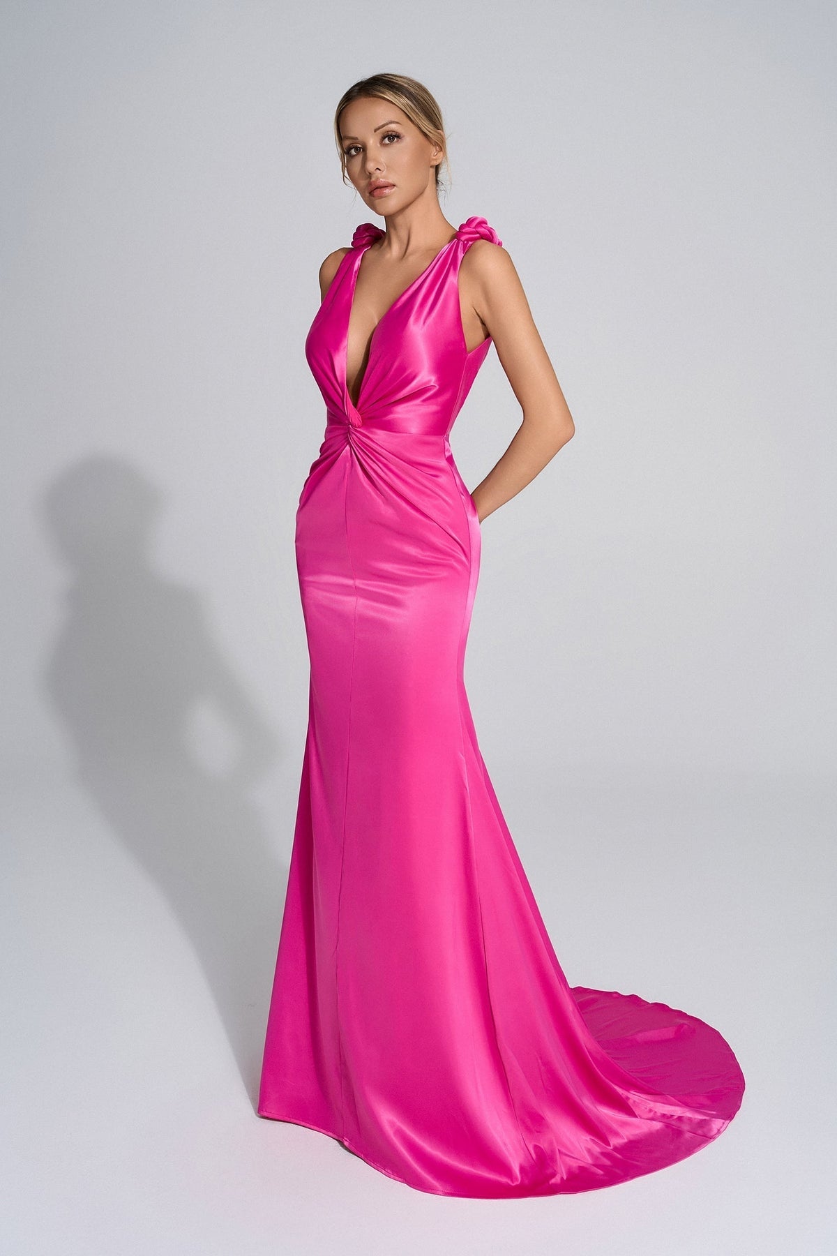 Pembe Pembe Maxi Elbise