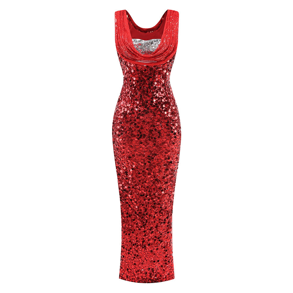 Maisie Ruby Radiance Payet Maxi Elbise