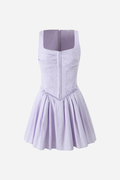 Betsy Korse Fırfırlı Cami Mini Elbise