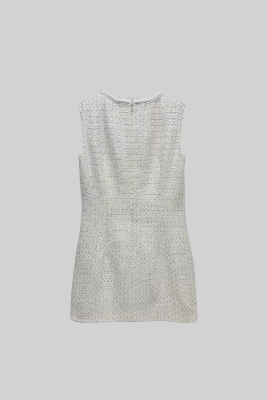 Fiyonklu Kolsuz Mini Elbise