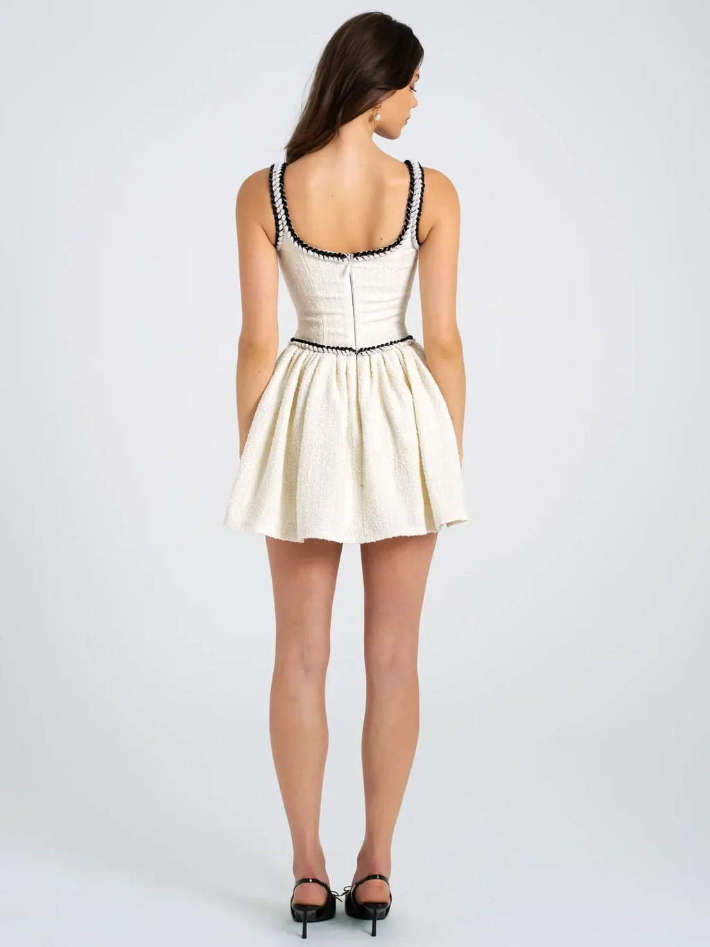 Pliseli Mini Elbise