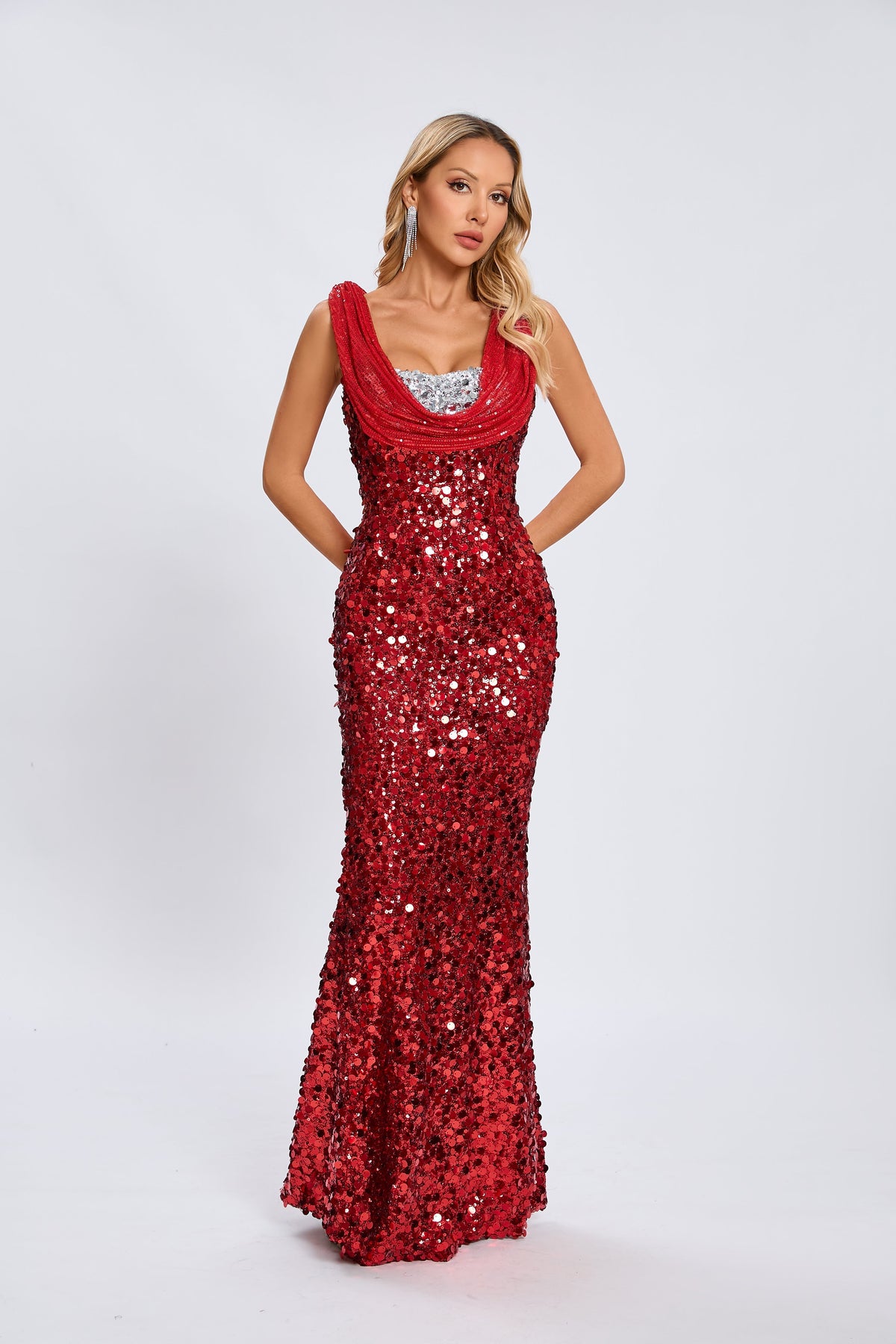 Maisie Ruby Radiance Payet Maxi Elbise