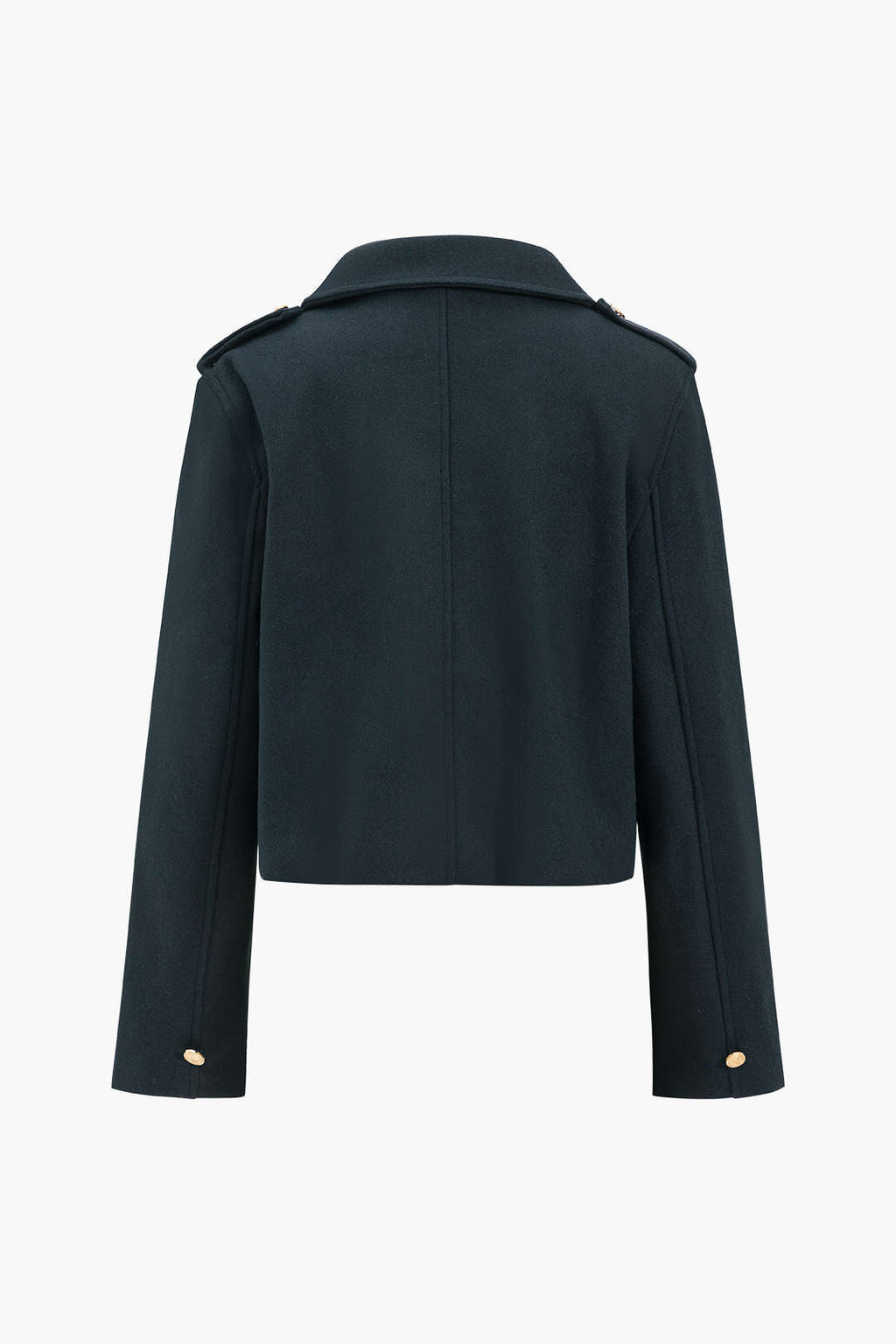 Button Pocket Long Sleeve Ceket