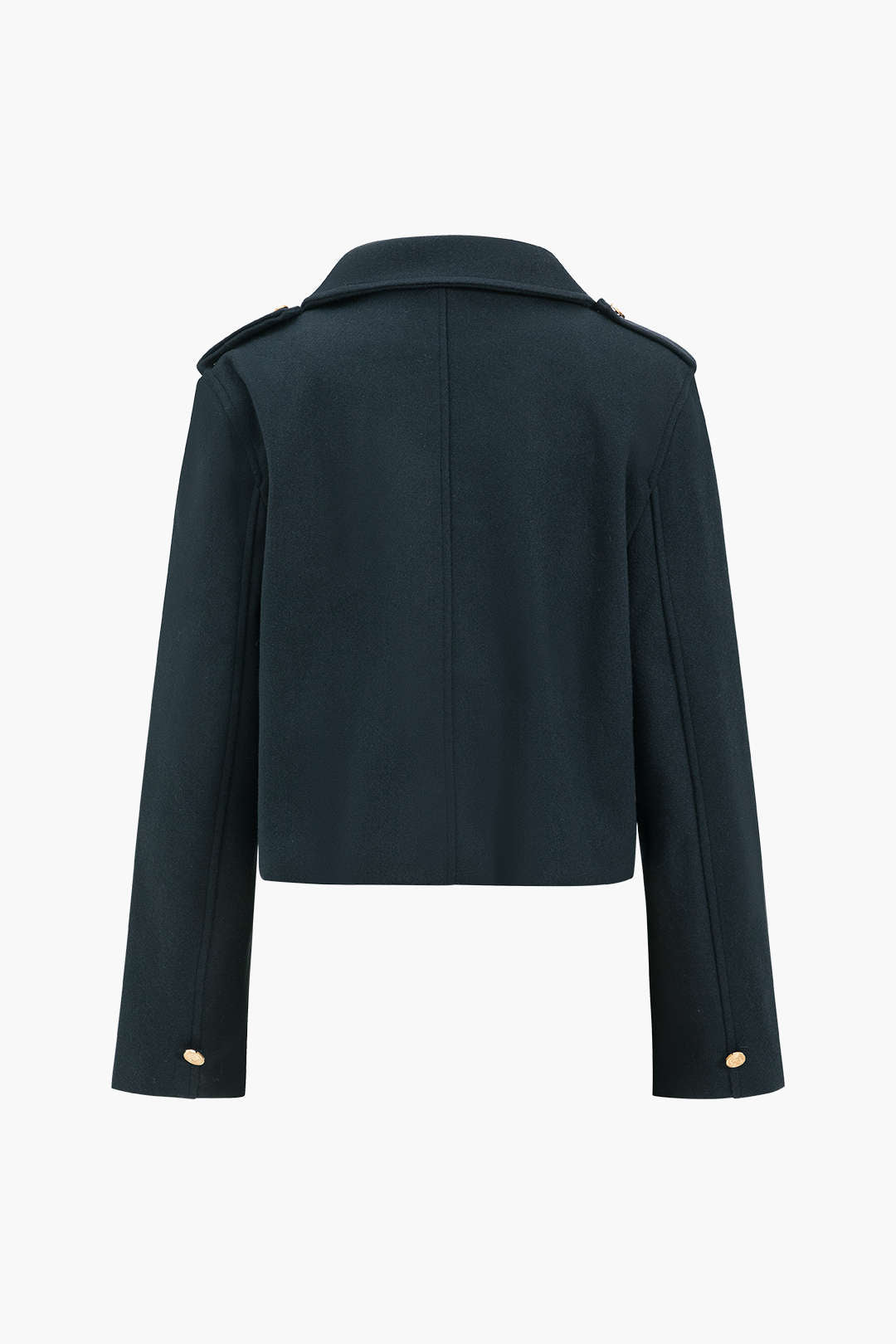 Button Pocket Long Sleeve Ceket