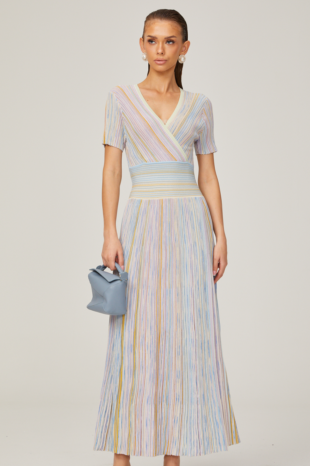 Diane midi elbise