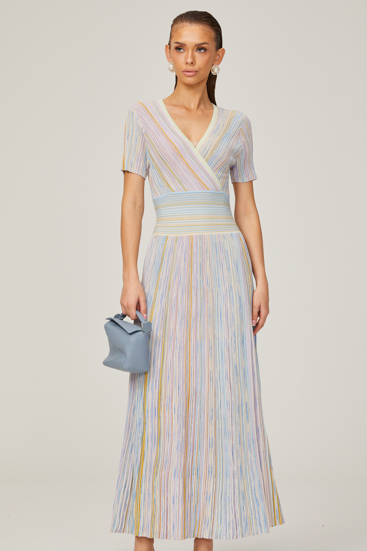 Diane midi elbise
