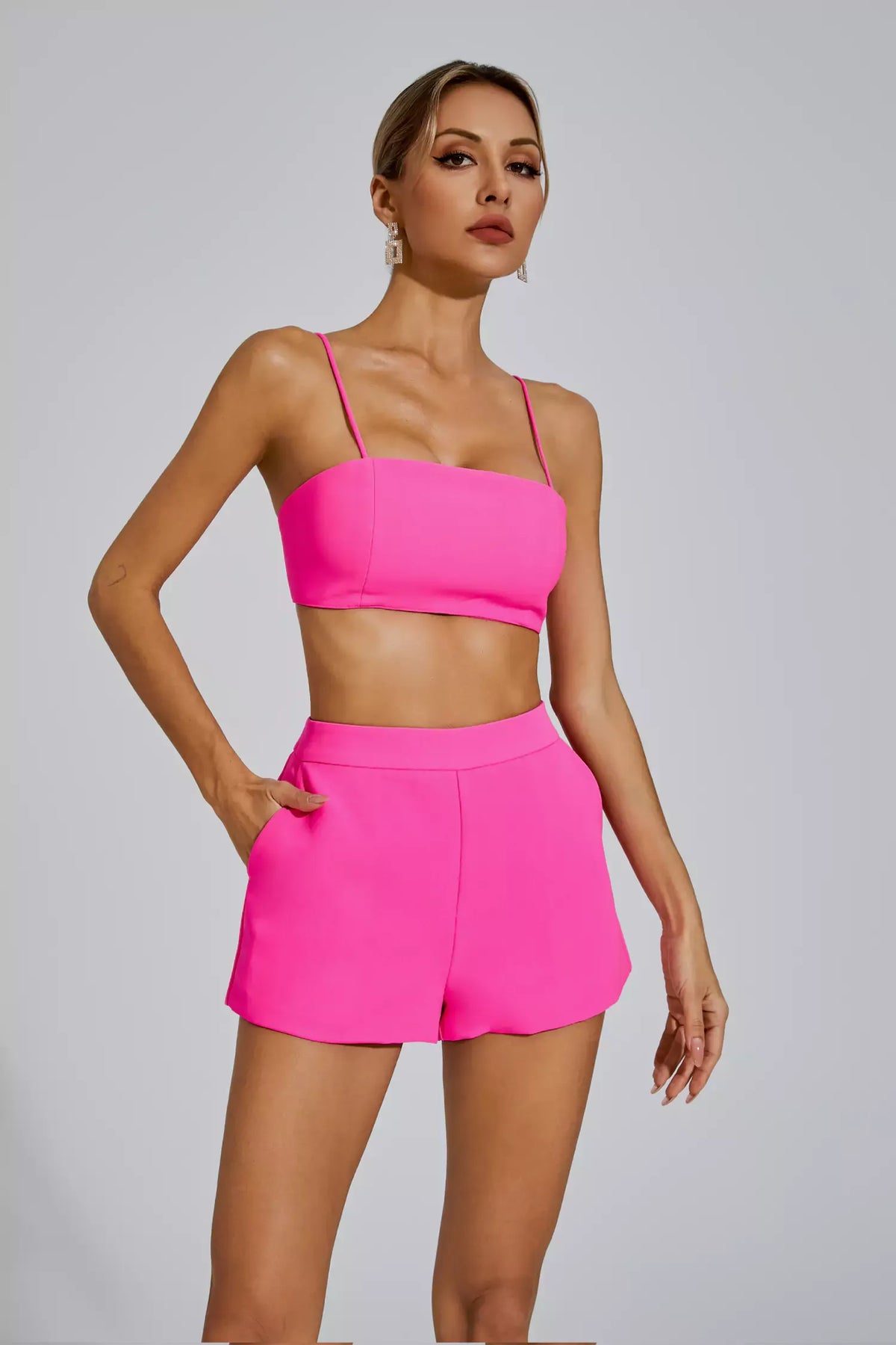 Adalee Pembe Blazer Takım