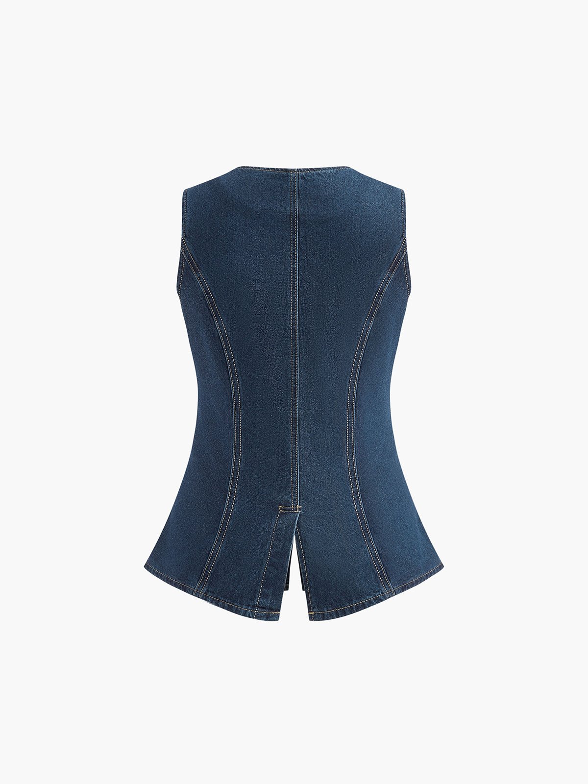 Kot Peplum Yelek Şort Takımı