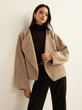 Minimalist Oversize Düz Blazer Ceket