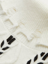 Turtleneck Raw Skirt Twist Kazak