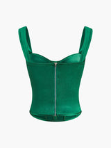 Vintage Sevgilim Saten Korse