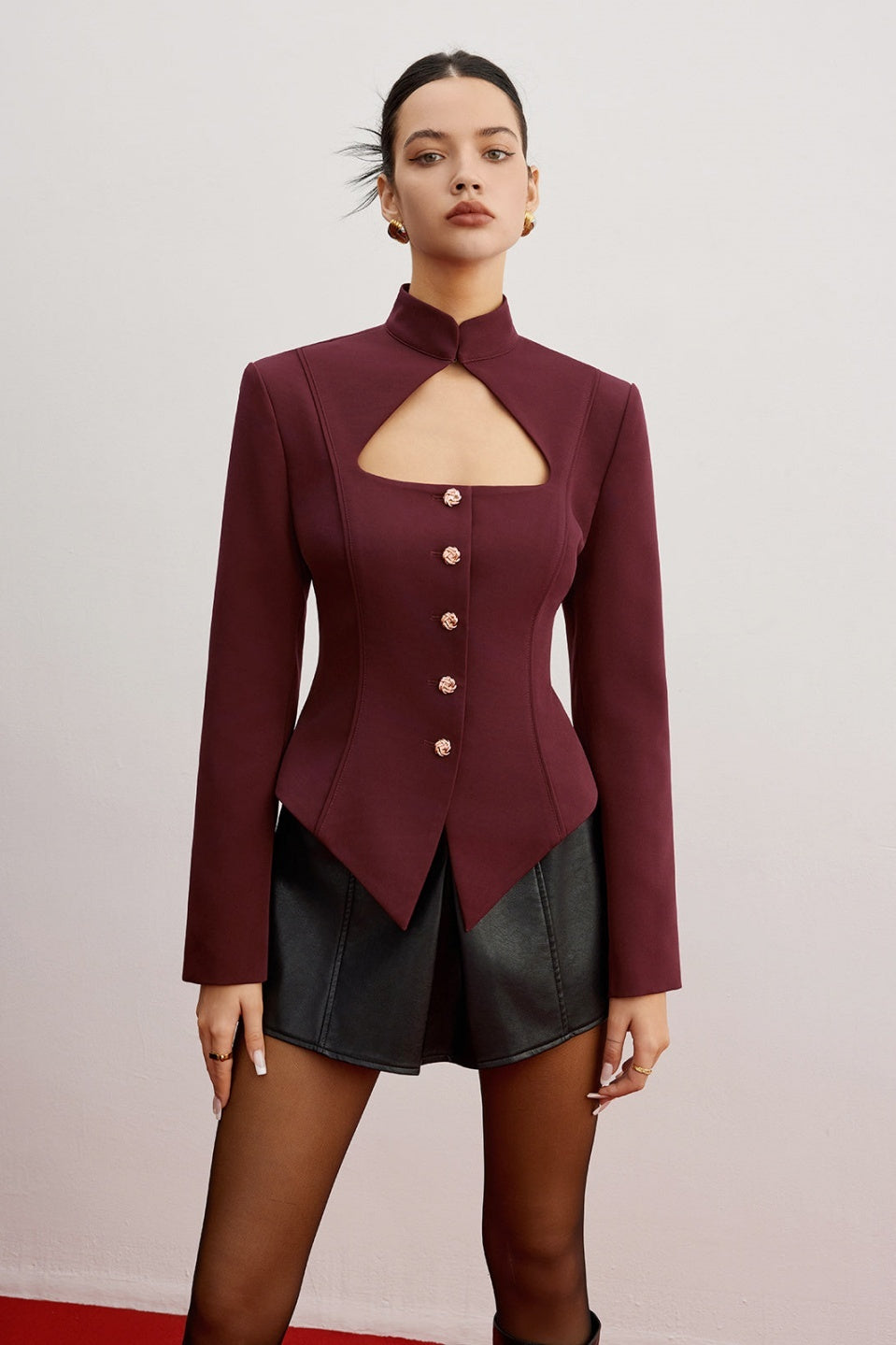 Edwina Dik Yaka Kesimli Blazer