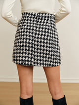 Ekose Tweed Mini Etek