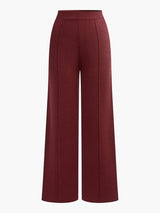 Yün Karışımlı Kenarlı Pantolon