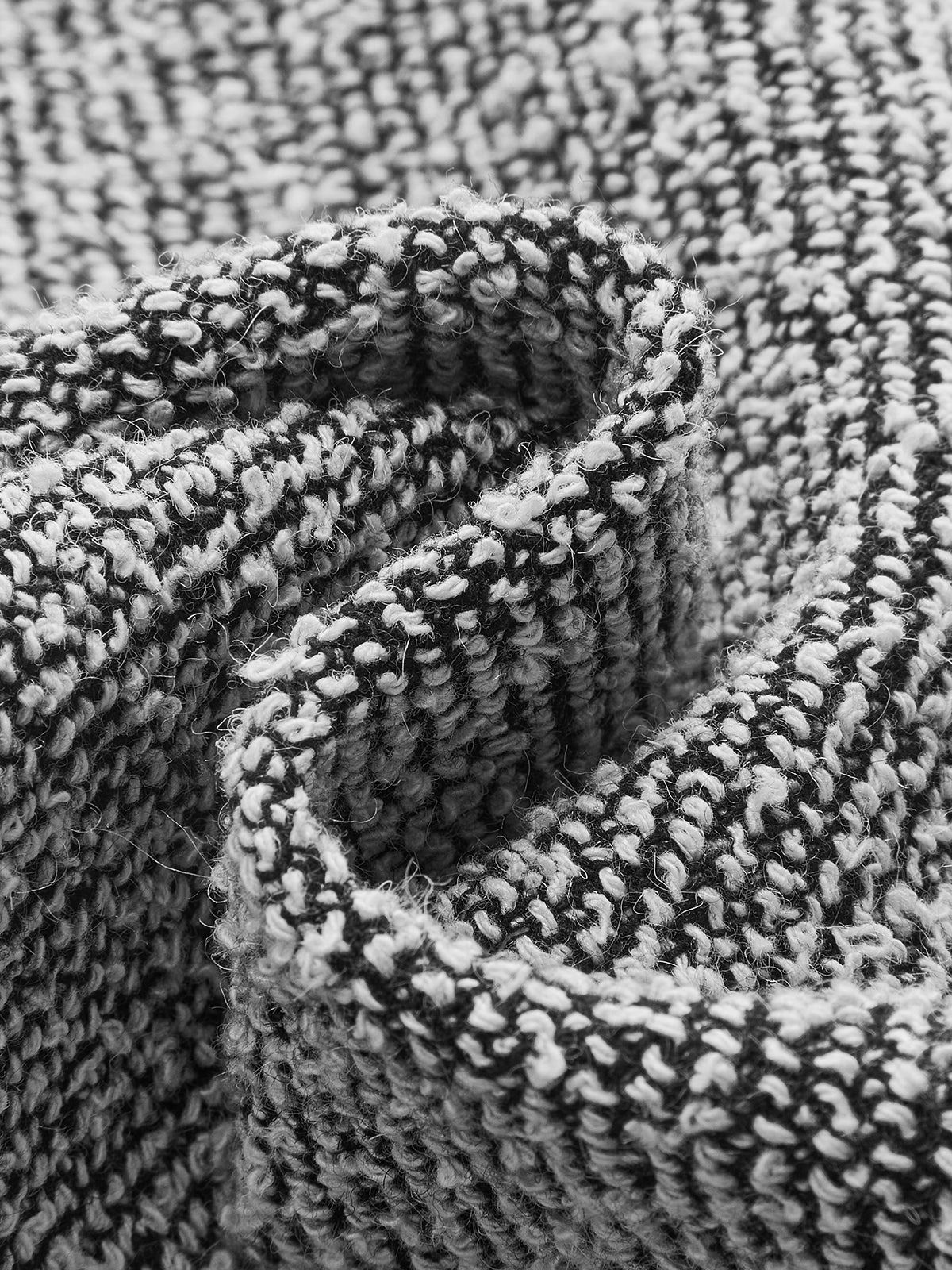 Dokulu Tweed Fermuarlı Etek
