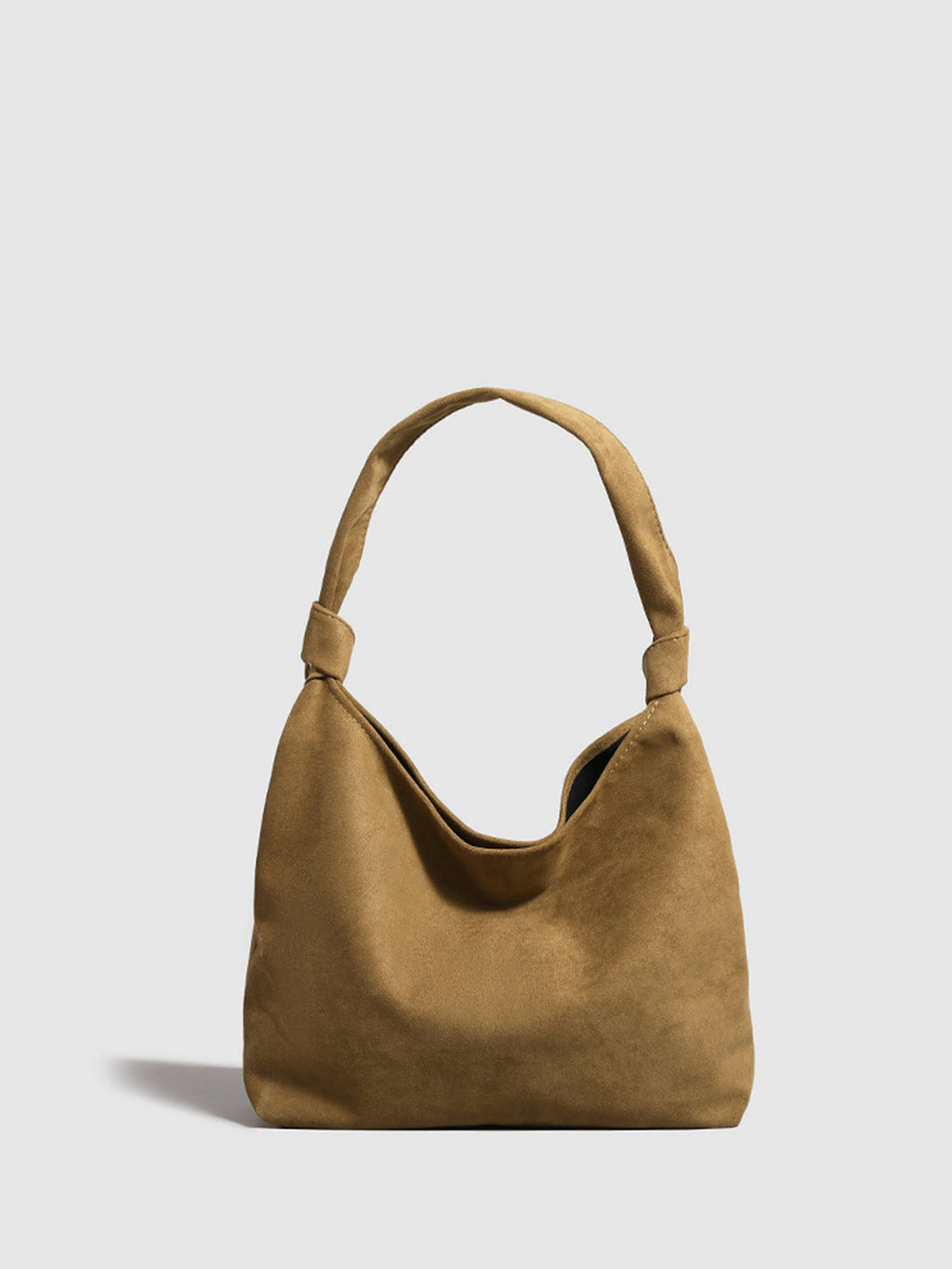 Düğümlü Süet Hobo Çanta