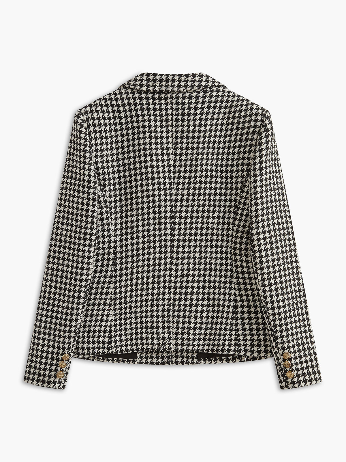 Retro Yaka Düğmeli Blazer