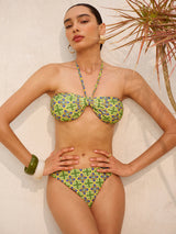 Retro Baskılı Bikini Altı