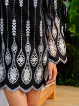 İşlemeli Boho A Kesim Elbise