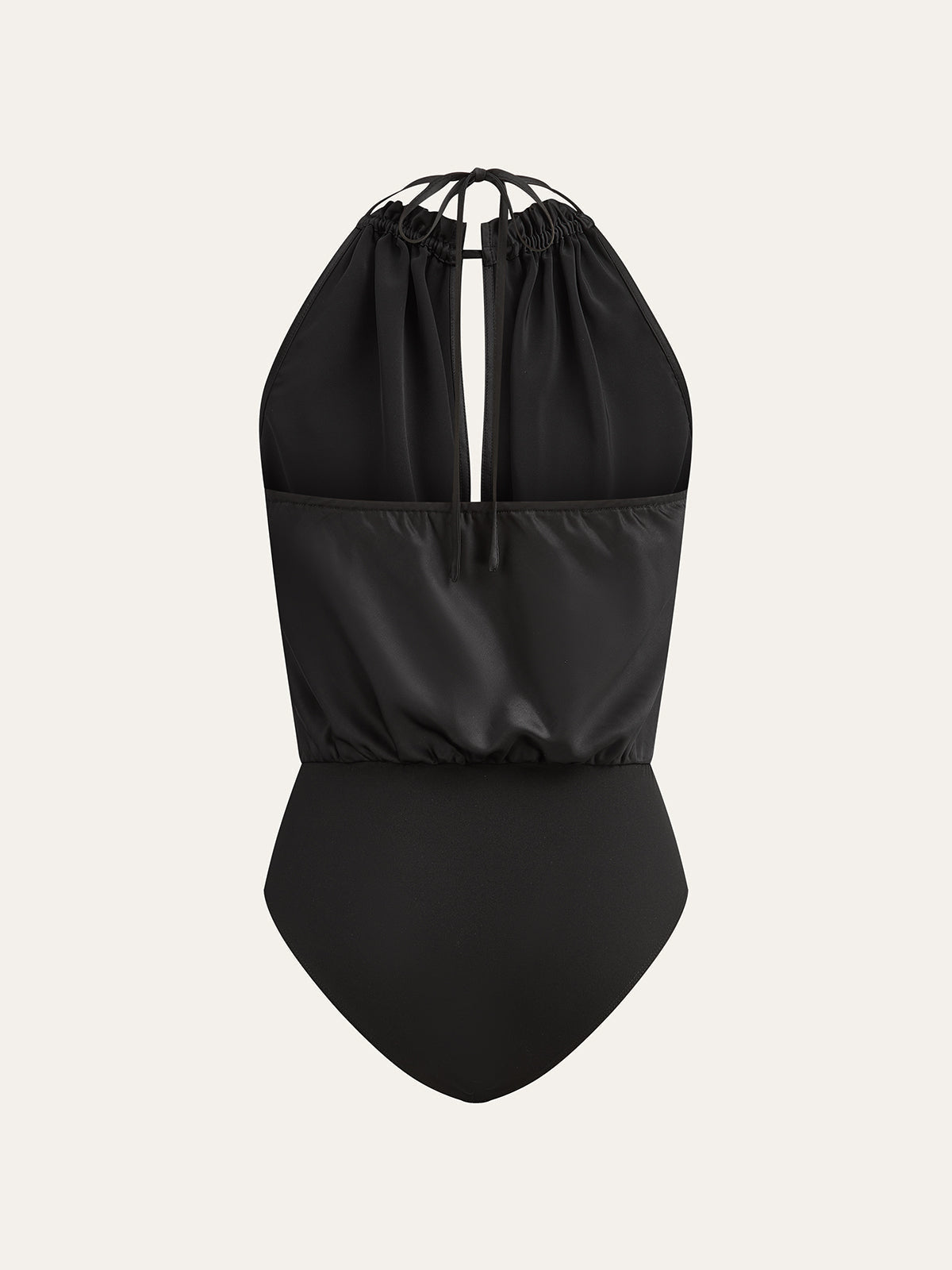 Saten Drapeli Askılı Body